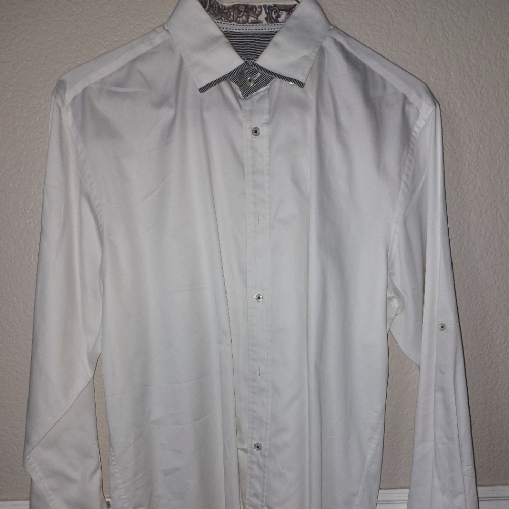 Visconti White Button down sz.L